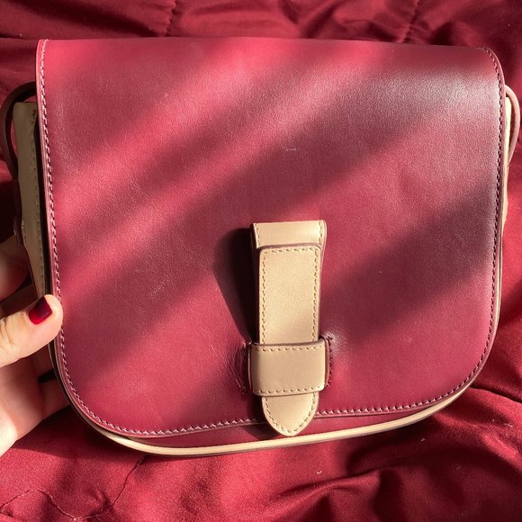 Handbags - 👛 Unique Crossbody Burgundy & Pink Purse